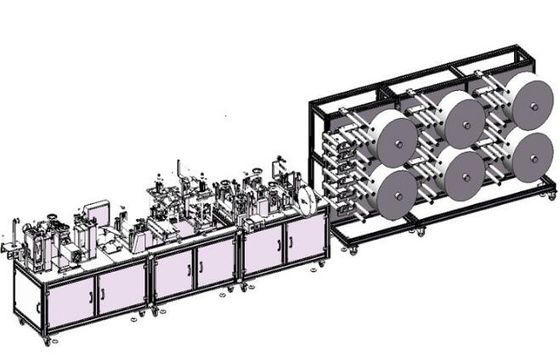 قناة إنتاج الصلب 60HZ Earloop قناع إنتاج آلة